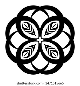 Tribal Tattoo Logo Example Drawing Stock Illustration 1471515665 ...