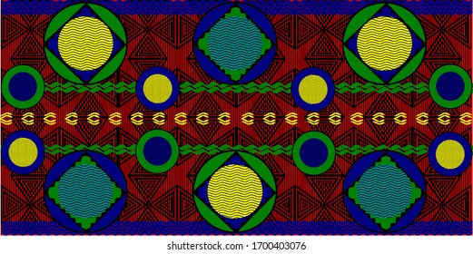 tribal or traditional ethnic pattern illustration