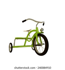 Tricycle Isolated On White Background