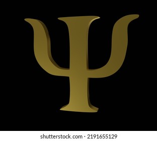 Trident Pitchfork Shape Psychology Official Symbol Stock Illustration ...