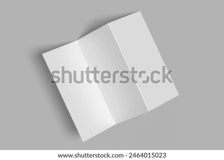 Trifold Brochure in A4 format for layout presentation