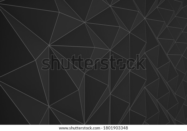 Trigonal Abstract Shapes Background Low Poly Stock Illustration ...
