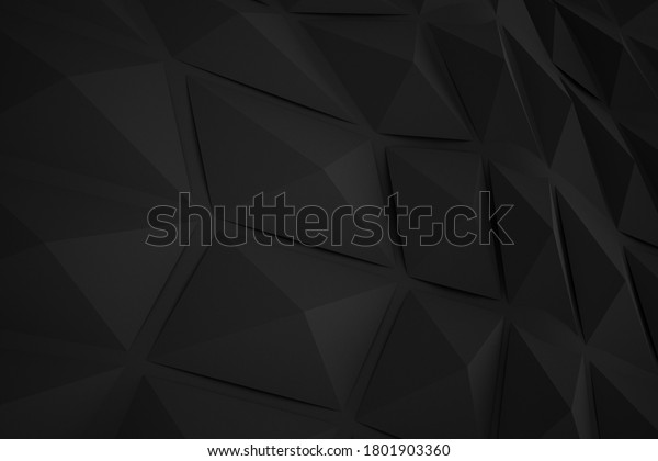 Trigonal Abstract Shapes Background Low Poly Stock Illustration ...