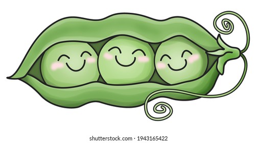 baby pea in a pod clipart people