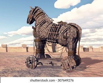 Trojan Horse
Computer Generated 3D Illustration