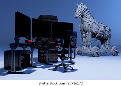 Trojan Virus And Computer