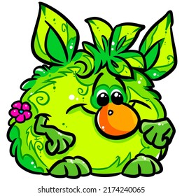 Troll Fairy Forest Character Cute Kind Clipart Cartoon Illustration