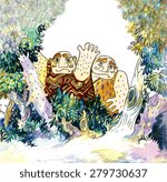 trolls in the forest