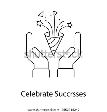 A trophy with confetti and a star, representing the acknowledgment of achievements.