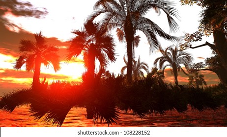 Tropical River Stock Illustration 108228152 | Shutterstock