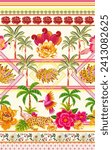 TROPICAL VIBES FAUNA BRAZIL EMBROIDERY