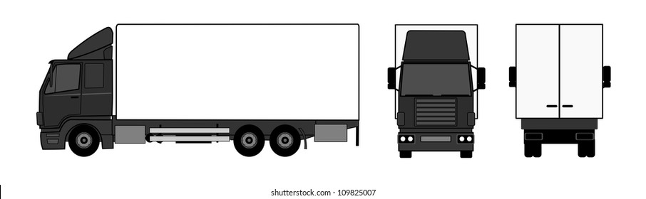 Truck Stock Vector (Royalty Free) 109468769 | Shutterstock