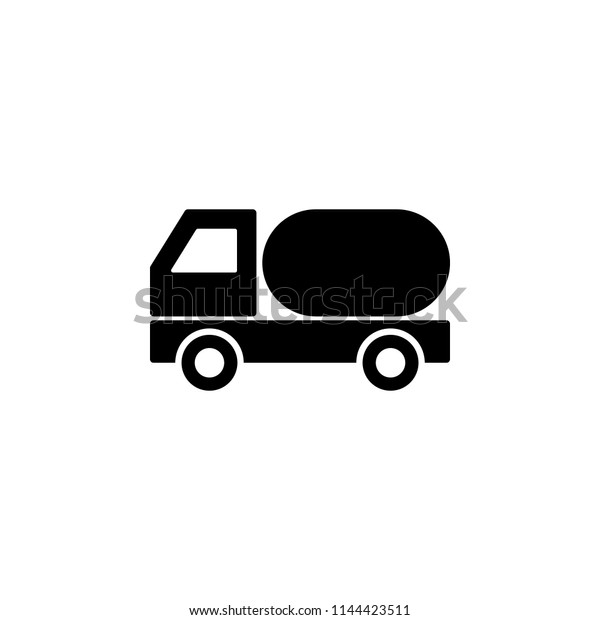 truck auto\
barrel glyph icon. Simple illustration for UI and UX, website or\
mobile application on white\
background