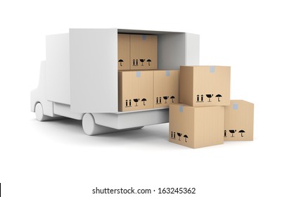 Removal Truck Images, Stock Photos & Vectors | Shutterstock