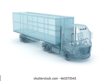 5,067 Truck Wireframe Images, Stock Photos & Vectors | Shutterstock