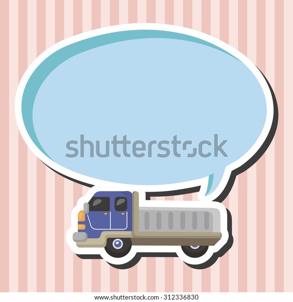 truck, cartoon speech\
icon