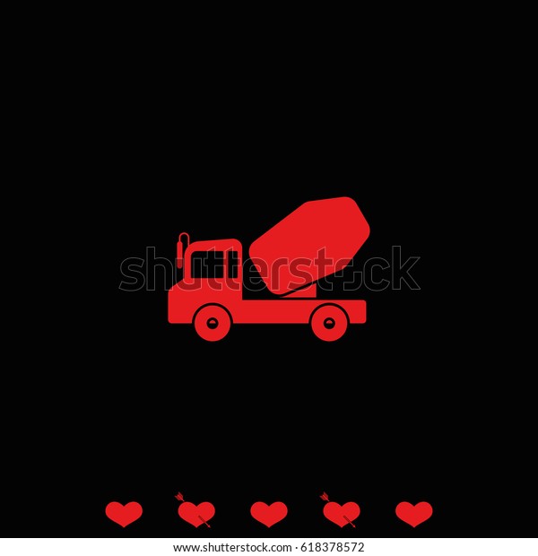 Truck concrete mixer
icon.