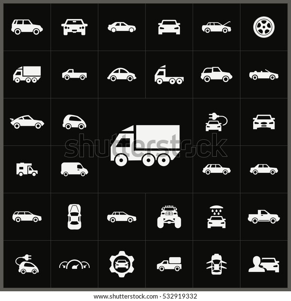 truck
icon. car icons universal set for web and
mobile