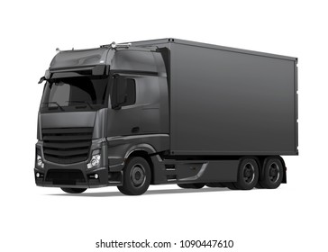 Truck Isolated. 3D rendering