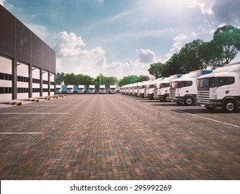 Truck Parking. Freight