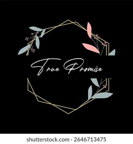 True Promise design concept.templates for poster, cover, banner, social media