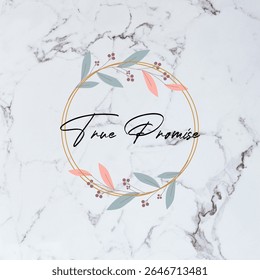 True Promise design concept.templates for poster, cover, banner, social media