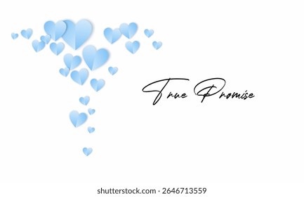 True Promise design concept.templates for poster, cover, banner, social media