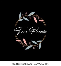 True Promise design concept.templates for poster, cover, banner, social media