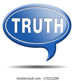 Truth Be Honest Honesty Leads A Long Way Find Justice Truth Button Icon Search Truth