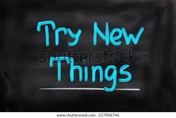 Try New Things Concept のイラスト素材