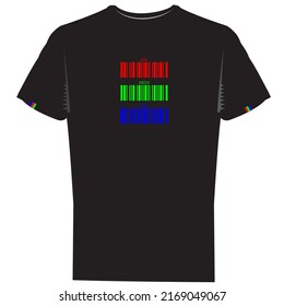 Tshirt Design Rgb Color Code Style Stock Illustration 2169049067 ...