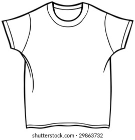 Tshirt Drawing Stock Illustration 29863732 | Shutterstock