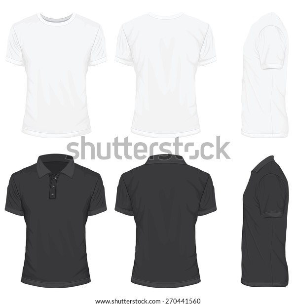 Tshirt White Black Color Stock Illustration 270441560