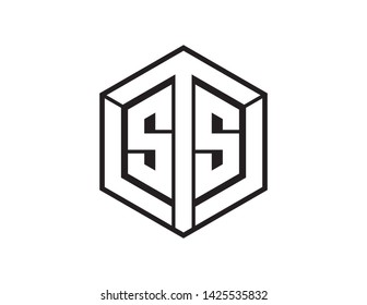 Tss Original Monogram Logo Design Stock Illustration 1425535832 ...