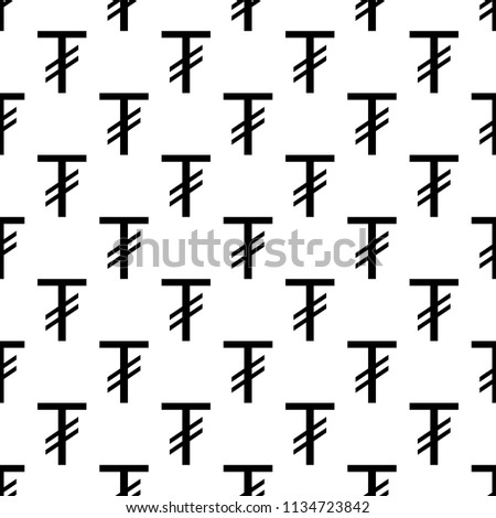tugrik icon in Pattern style