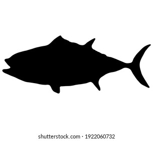 Tuna Cool Silhouette Background Material