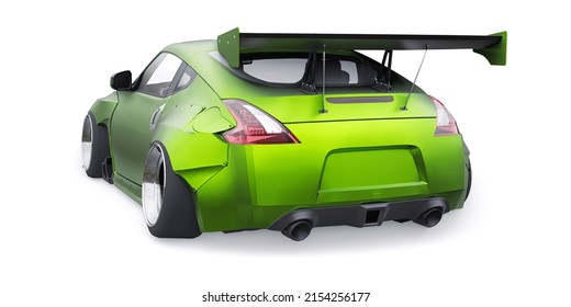 Tuned Sports Racing Car Arch Extensions Stock Illustration 2154256177 ...