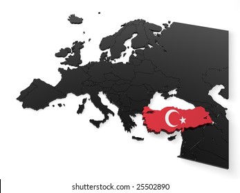 Turkey 3d Map