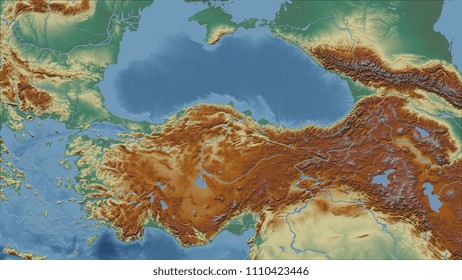 1000 Topographic Turkey Map Stock Images Photos Vectors Shutterstock