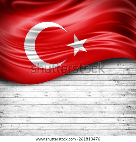 Similar – Image, Stock Photo Fluttered in Turkey Flag