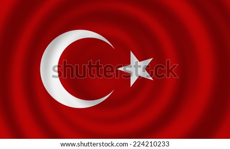 Similar – Image, Stock Photo Fluttered in Turkey Flag