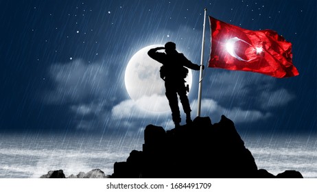 Turkish Soldier (Türk Askeri) Görseli
