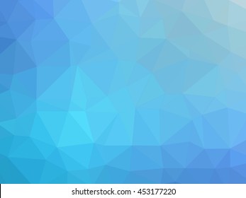 Turquoise Blue Gradient Polygon Shaped Background Stock Illustration ...