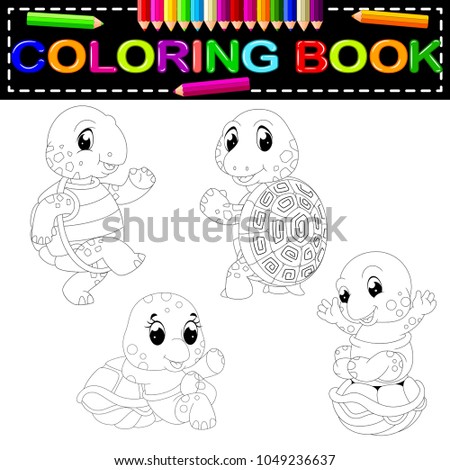 turtle coloring book