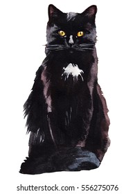 25,457 Black cat watercolor Images, Stock Photos & Vectors | Shutterstock