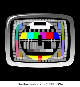 Tv - Color Test Pattern - Test Card