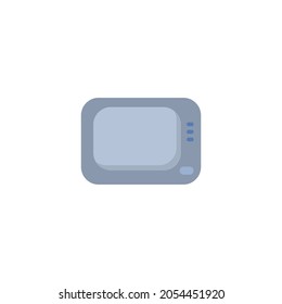 Tv flat icon. Tv clipart on white background.