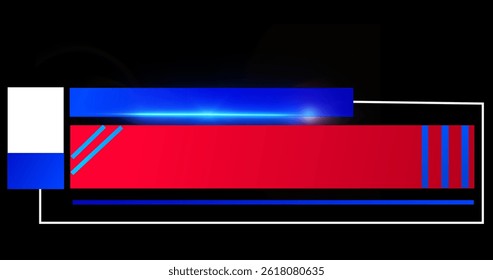 Tv live news program inter cut lower third infographic animation. Newsroom report edit asset fx. Title transition with empty space for custom message. Display broadcasting template for corporate.
