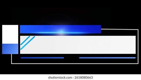 Tv live news program inter cut lower third infographic animation. Newsroom report edit asset fx. Title transition with empty space for custom message. Display broadcasting template for corporate.