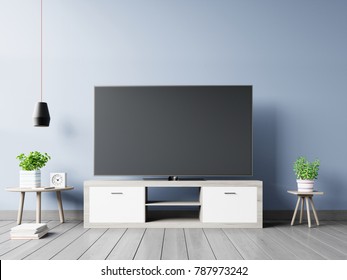 Tv Screen Modern Empty Room On Stock Illustration 787973242 | Shutterstock